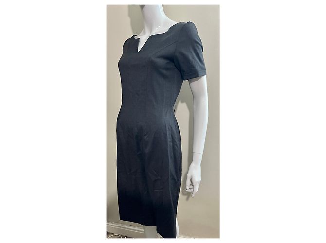 Joseph Soho Wollkleid - Bleistiftkleid Anthrazitgrau - Ansicht 2