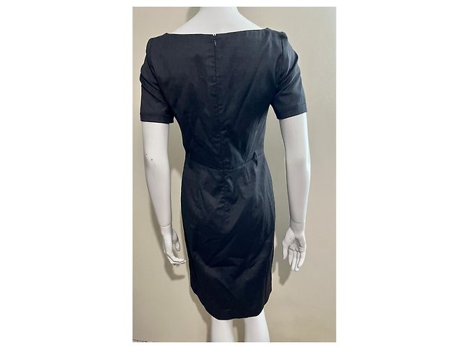 Joseph Soho Wollkleid - Bleistiftkleid Anthrazitgrau - Ansicht 3