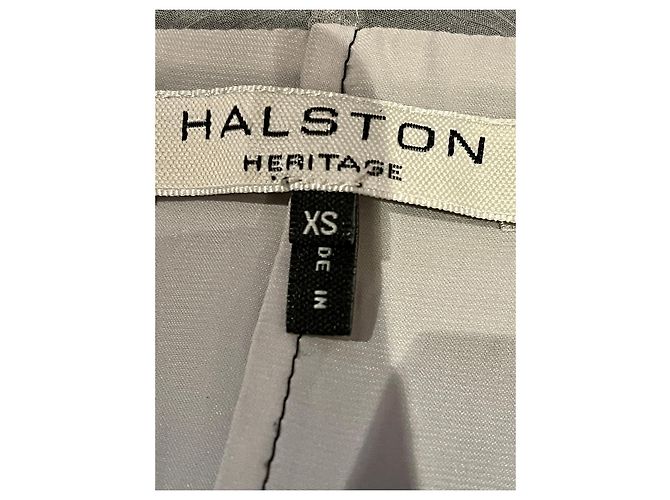 Ombre-Chiffonkleid Halston Heritage Grau Anthrazitgrau - Ansicht 4