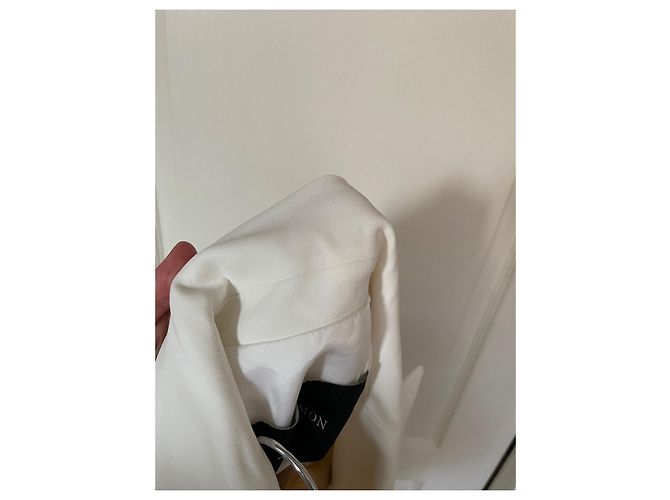 Tara Jarmon Blazer Perlweiß Acetat Größe 36 - Ansicht 13