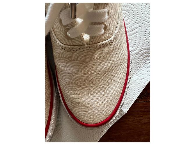 Autre Marque Zapatilla unisex Cloud CVO Wave Print Deck Beige - vista 4