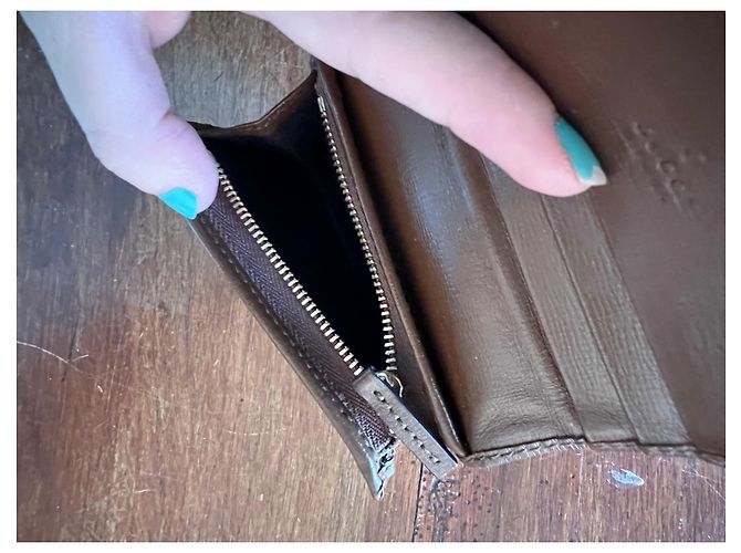 Gucci Pferdebiss 1955 Kartenetui Brieftasche Beige - Ansicht 6