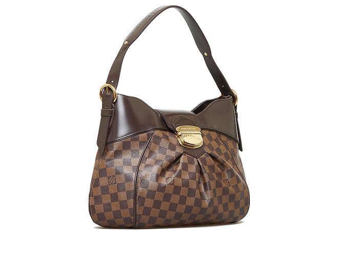 Louis Vuitton Marrón Damier Ebene Sistina MM Castaño - vista 2