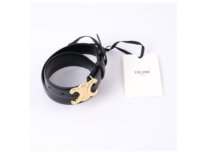 Céline CELINE Gürtel T.cm 80 Rindsleder - vista 2