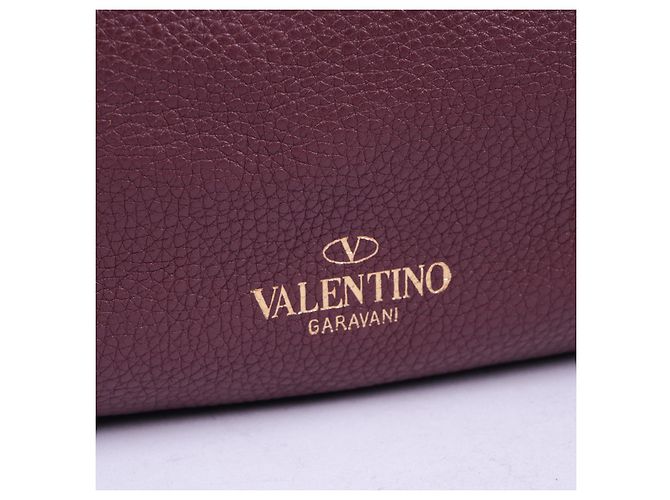 VALENTINO GARAVANI Borse a mano Pelle Bordò - vista 3