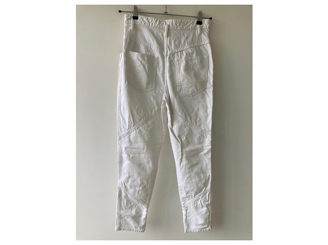 Vaqueros blancos Isabel Marant - vista 4