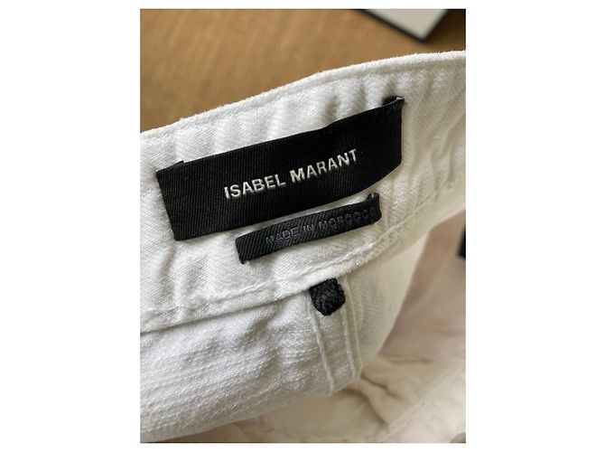 Vaqueros blancos Isabel Marant - vista 5