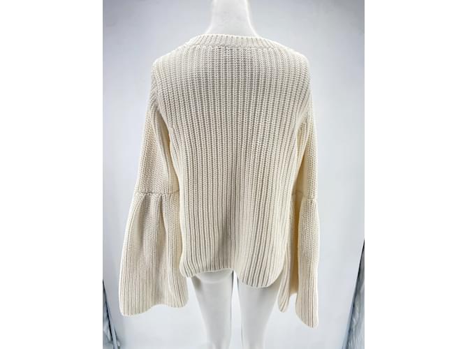 Autre Marque Intermix Strickwaren T.International M Baumwolle Weiß - Ansicht 2