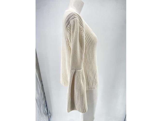 Autre Marque Intermix Strickwaren T.International M Baumwolle Weiß - Ansicht 3