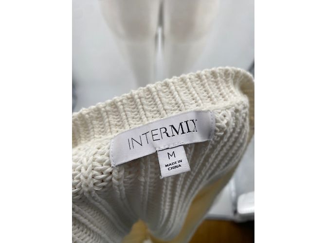 Autre Marque Intermix Strickwaren T.International M Baumwolle Weiß - Ansicht 4