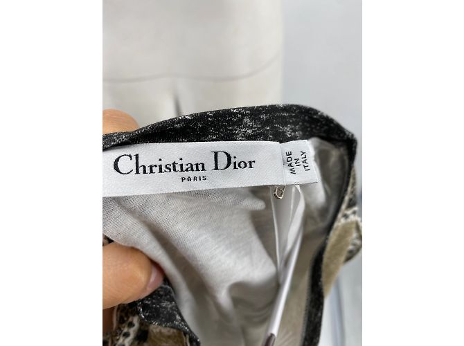 Dior tops T.Internazionale M Cotone Verde - vista 4