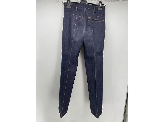 LOUIS VUITTON Vaqueros T.fr 36 Pantalones vaqueros Azul - vista 2