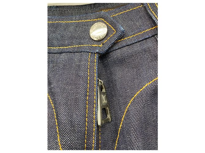 LOUIS VUITTON Vaqueros T.fr 36 Pantalones vaqueros Azul - vista 3