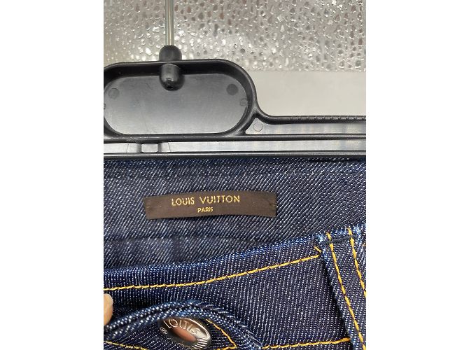 LOUIS VUITTON Vaqueros T.fr 36 Pantalones vaqueros Azul - vista 4