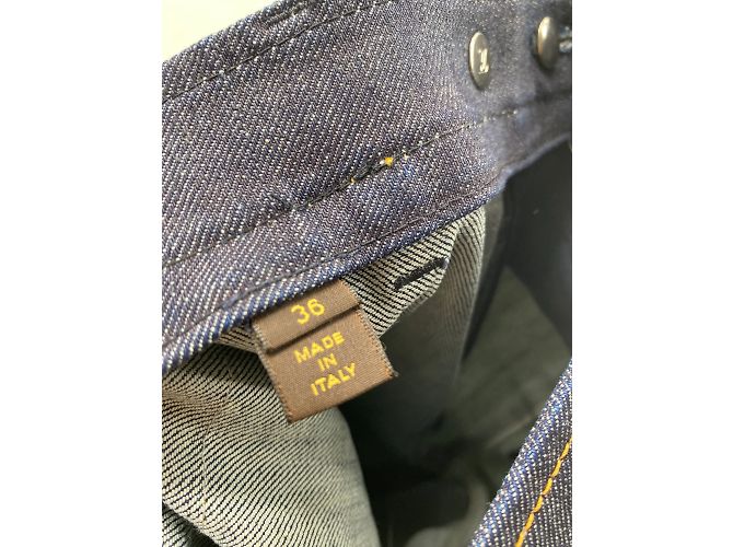LOUIS VUITTON Vaqueros T.fr 36 Pantalones vaqueros Azul - vista 7