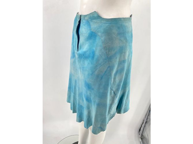 Balmain Röcke T.FR 38 Polyester Blau - Ansicht 4
