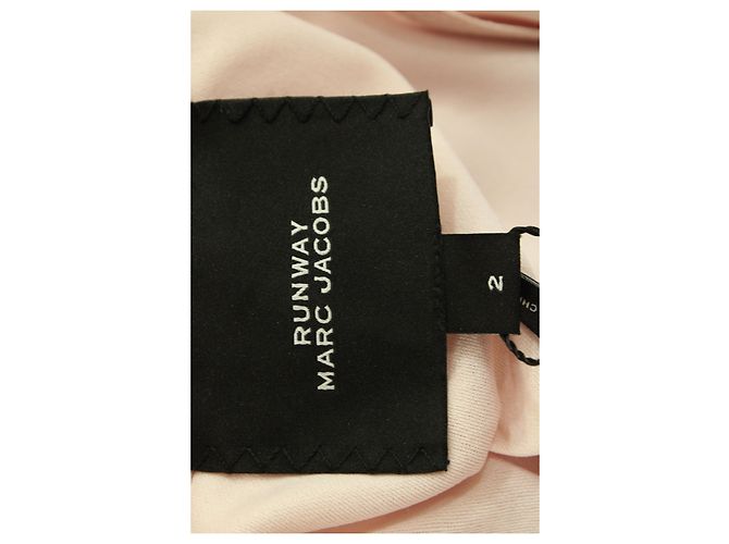 Marc Jacobs Runway Wickelkleid mit Rose aus rosa Polyester Pink - Ansicht 4