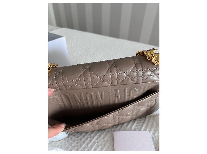 Borsa a mano Christian Dior Caro in pelle marrone - vista 15
