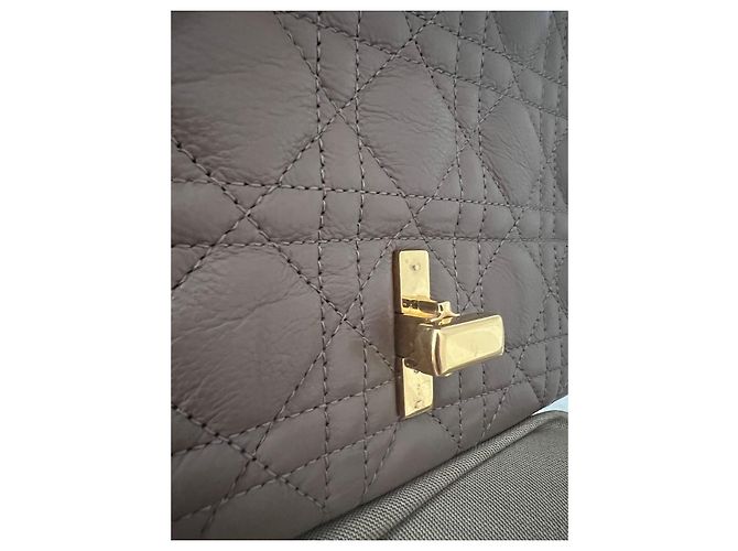 Borsa a mano Christian Dior Caro in pelle marrone - vista 19