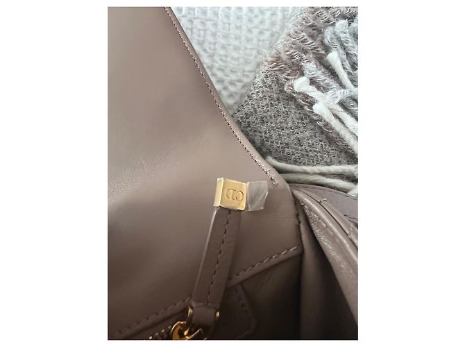 Borsa a mano Christian Dior Caro in pelle marrone - vista 20