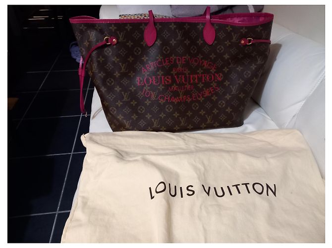 Louis Vuitton Neverfull GM Limited Edition-Tasche 2013 Fuschia - Ansicht 10