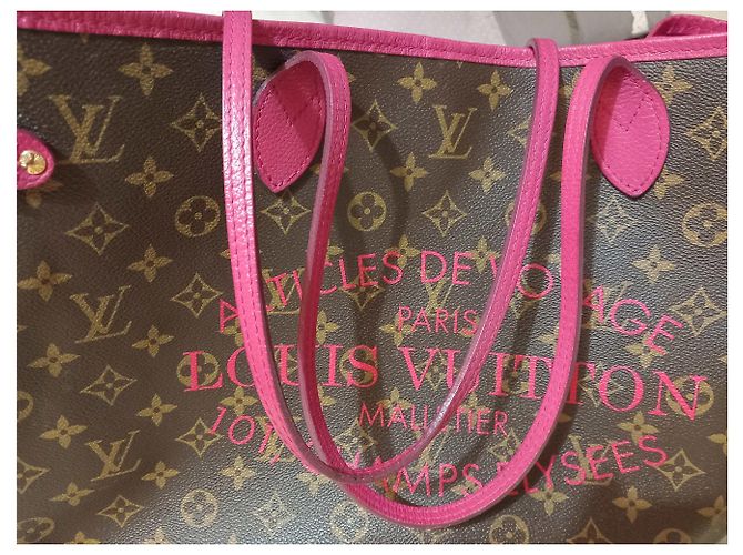 Louis Vuitton Neverfull GM Limited Edition-Tasche 2013 Fuschia - Ansicht 11