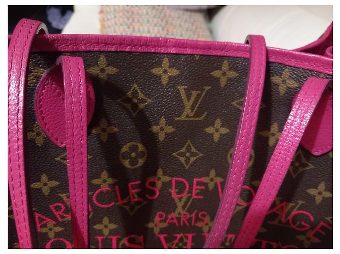 Louis Vuitton Neverfull GM Limited Edition-Tasche 2013 Fuschia - Ansicht 13