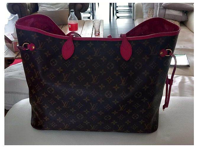 Louis Vuitton Neverfull GM Limited Edition-Tasche 2013 Fuschia - Ansicht 4