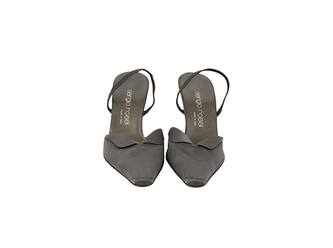 Sergio Rossi Mule Heels Slingback Grigio - vista 2