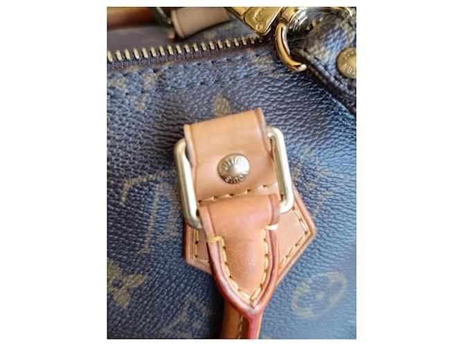 Louis Vuitton Speedy 35 Con tracolla Marrone scuro - vista 2