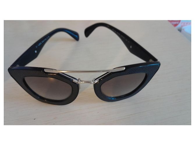 Autre Marque Gafas de sol Prada Negras de Plástico Negro - vista 2