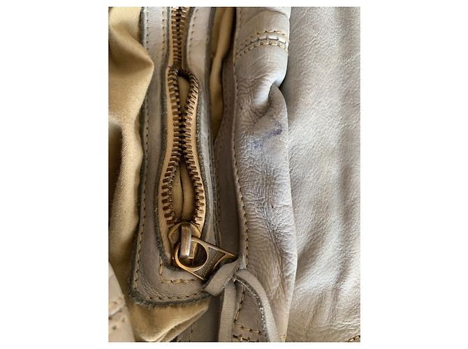 Borsa a mano Zadig & Voltaire Hippy Custom in pelle grigia Grigio - vista 5