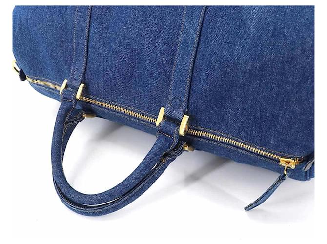 Timeless Chanel Boston Blu - vista 4