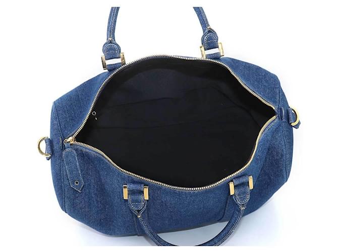 Timeless Chanel Boston Blu - vista 5