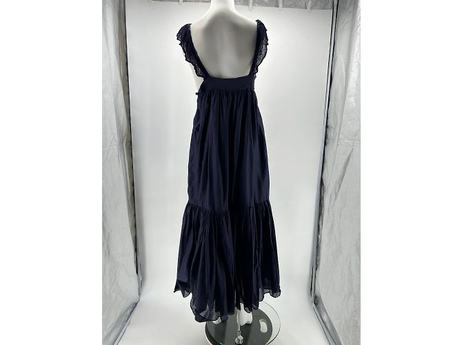Vestido Vanessa Bruno T.FR 38 Algodón Azul marino - vista 3