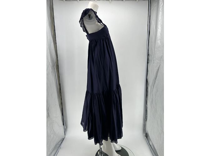 Vestido Vanessa Bruno T.FR 38 Algodón Azul marino - vista 4
