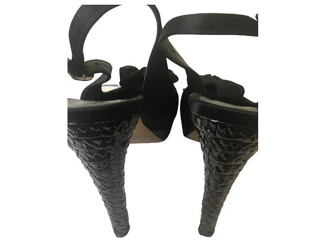 Sandali con tacco Castaner Nero - vista 12