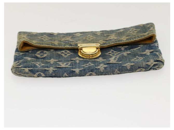 LOUIS VUITTON Monogram Denim Pochette Platt Pochette Blu M95007 LV Aut 42129 - vista 5