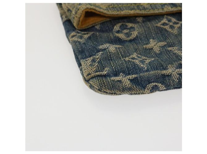 LOUIS VUITTON Monogram Denim Pochette Platt Pochette Blu M95007 LV Aut 42129 - vista 6