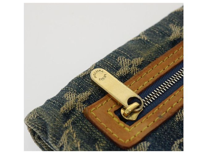 LOUIS VUITTON Monogram Denim Pochette Platt Pochette Blu M95007 LV Aut 42129 - vista 8