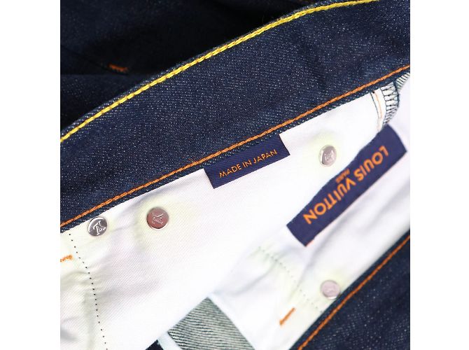 Jeans LOUIS VUITTON T.fr 44 Algodão Azul - vista 6