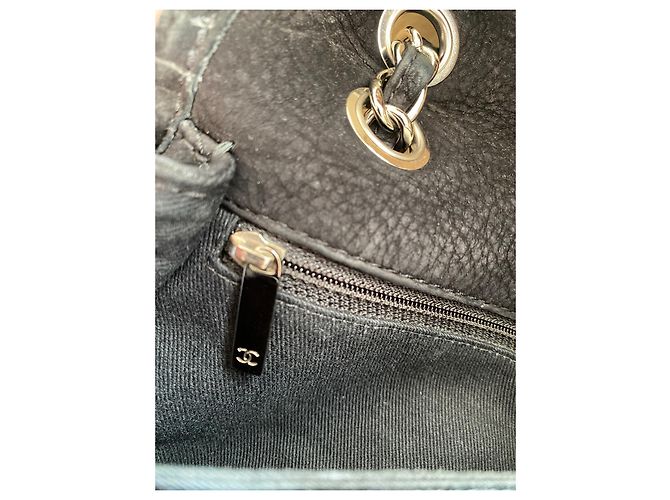 Chanel Timeless Classic borsa con patta in pelle nera Nero - vista 11