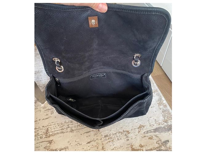 Chanel Timeless Classic borsa con patta in pelle nera Nero - vista 13