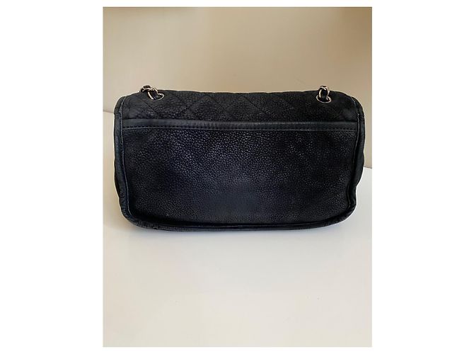 Chanel Timeless Classic borsa con patta in pelle nera Nero - vista 3