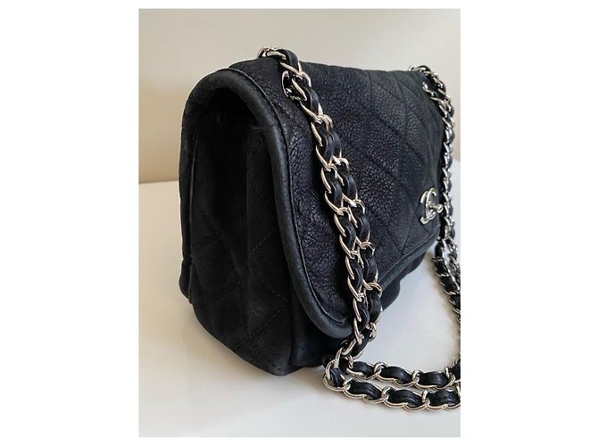 Chanel Timeless Classic borsa con patta in pelle nera Nero - vista 4