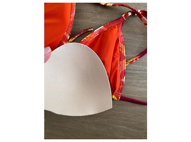 Top de bañador Hermès Amelia Rose Ixora Multicolor - vista 11