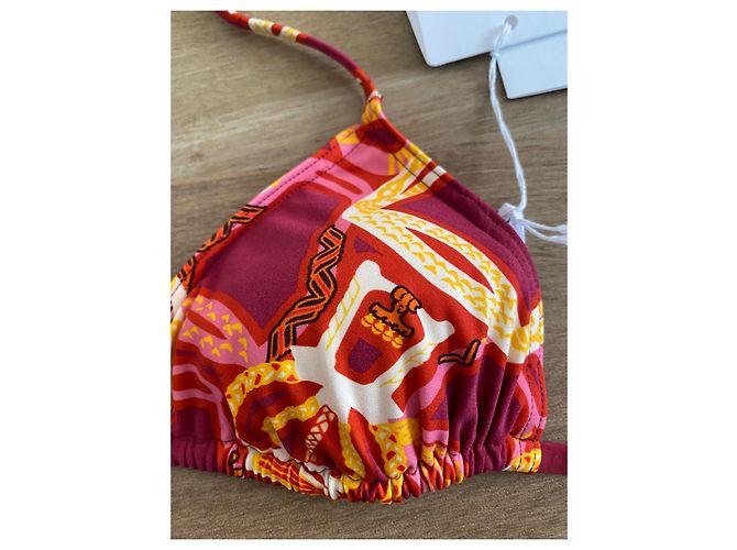 Top de bañador Hermès Amelia Rose Ixora Multicolor - vista 3