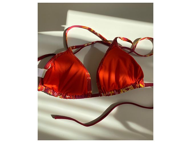 Top de bañador Hermès Amelia Rose Ixora Multicolor - vista 4