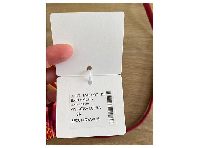 Top de bañador Hermès Amelia Rose Ixora Multicolor - vista 9