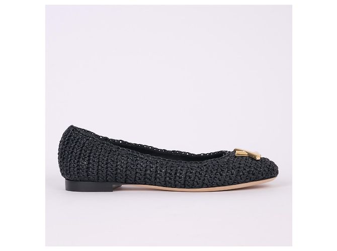 LOUIS VUITTON  Ballet flats EU 37 paño Negro - vista 3